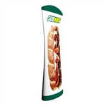 BOW Brandcusi Curved Top Tension Fabric Banner Stand