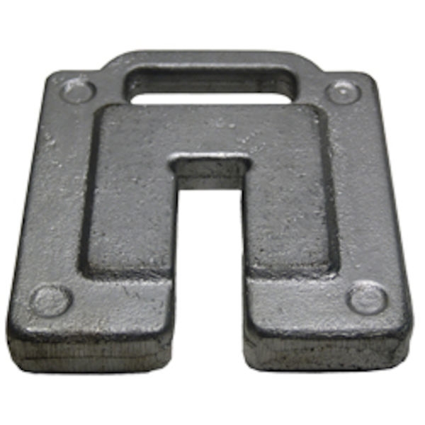 Steel ballast for heavy weight applications such as counterbalance