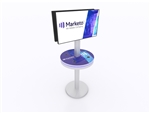 Phone and Tablet Charging Station Kiosk with Monitor