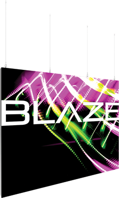 10ft Blaze Hanging Light Box Banner