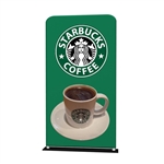 4ft Waveline Fabric Banner Stand