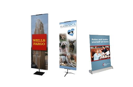 Non-retractable Banner Stands